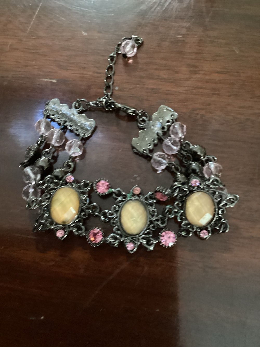 Pink Whimsygoth Bracelet